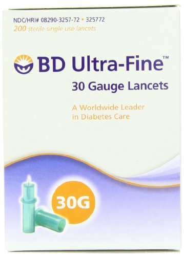 BD Ultra-Fine II 28G Lancets 200-Count