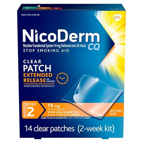NicoDerm CQ Step 2 Clear Patch 14mg
