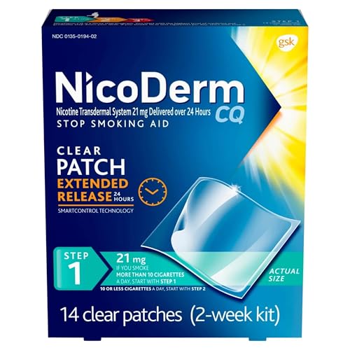NicoDerm CQ Step 1 Clear Patch 21mg