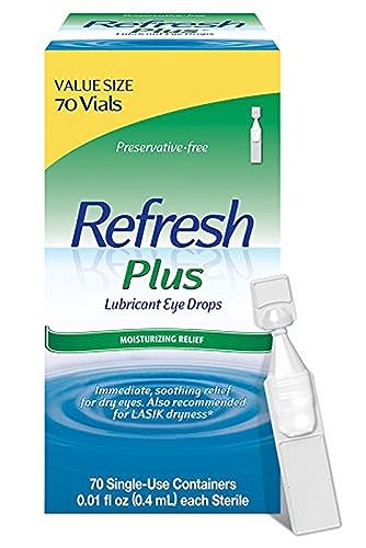 Refresh Plus Preservative-Free Lubricant Eye Drops 70-Count