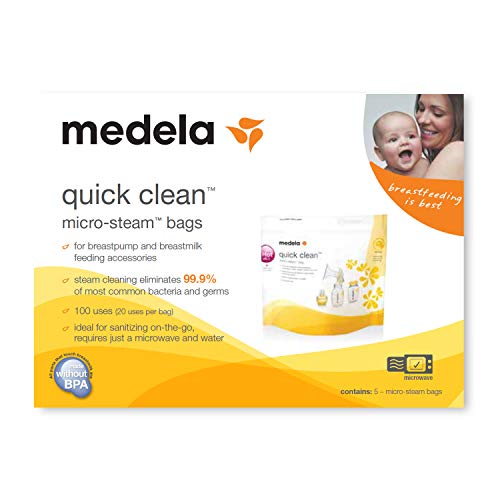 Medela Quick Clean Micro-Steam Bags 5-Pack