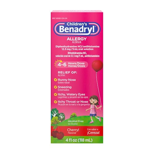 Children's Benadryl Allergy Liquid (4 fl oz)