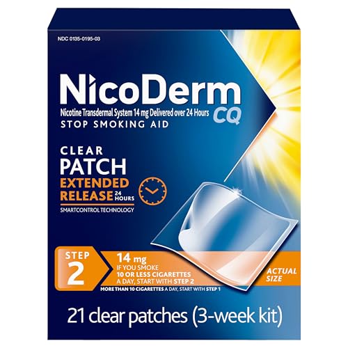 NicoDerm CQ Step 2 Clear Patch 14mg — 14 Count