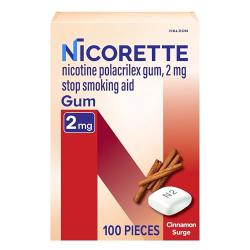 Nicorette 2mg Nicotine Gum — Cinnamon Surge, 100 Count