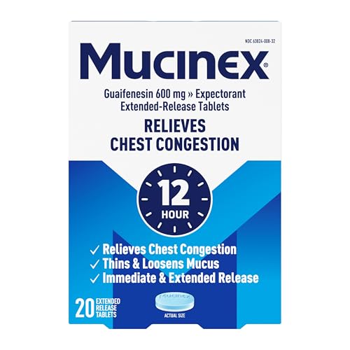 Mucinex 12-Hour Chest Congestion Expectorant 600mg