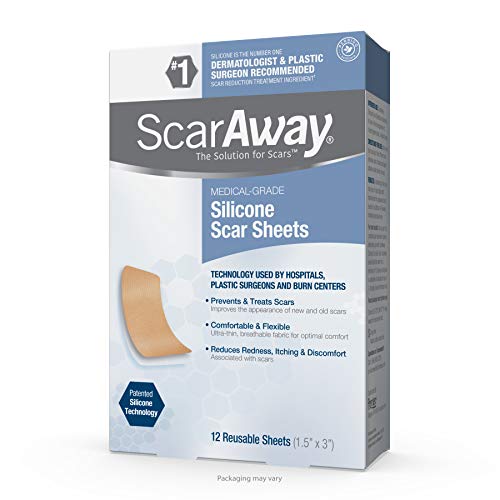 ScarAway Silicone Scar Treatment Sheets 12-Count