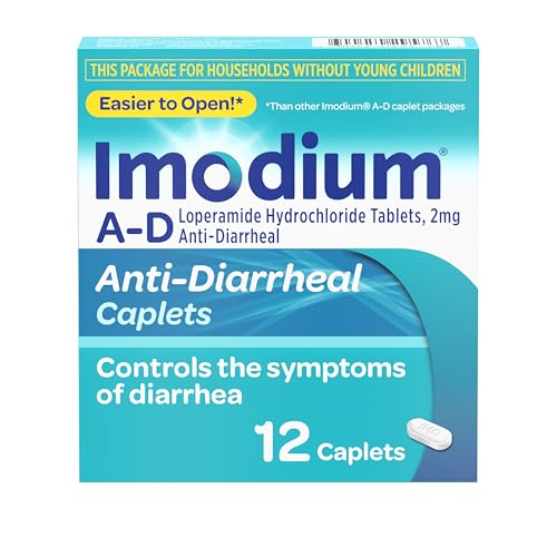 Imodium Multi-Symptom Relief Caplets 12-Count