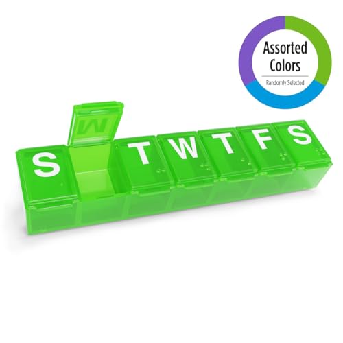 EZY DOSE Weekly AM PM Pill Organizer 7-Day