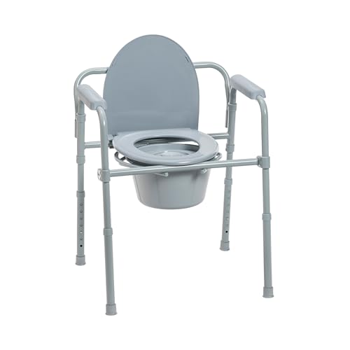 Drive Medical 3-in-1 Steel Commode