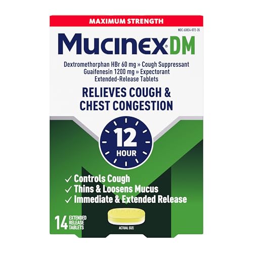 Mucinex DM Maximum Strength 12-Hour Cough Suppressant