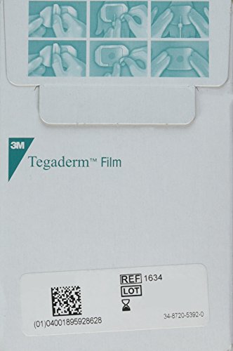 3M Tegaderm Clear Adhesive Film Dressing 100-Count