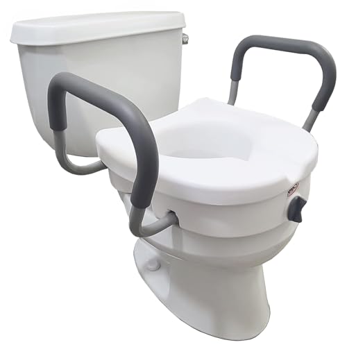 NOVA Medical Raised Toilet Seat with Arms