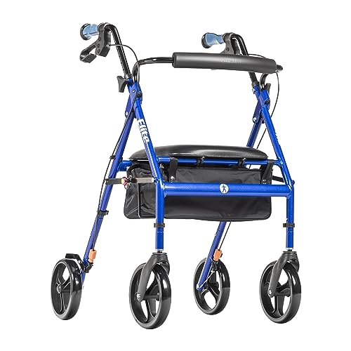 Hugo Elite Rollator Walker — Blue