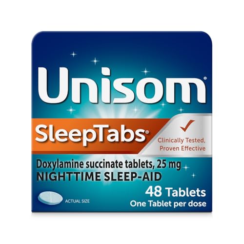 Unisom SleepTabs Doxylamine 25mg 48-Count