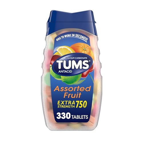 Tums Extra Strength 750mg Antacid Chewable Tablets