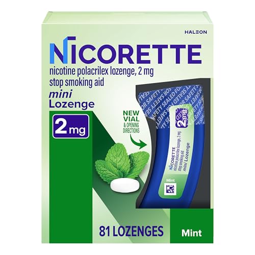 Nicorette Mini 2mg Nicotine Lozenge — Peppermint