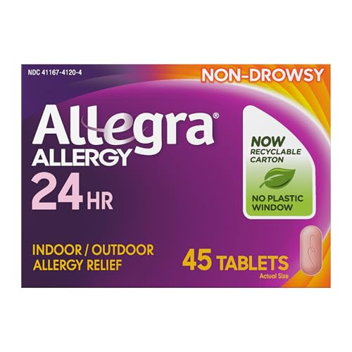 Allegra 24HR Adult Allergy Relief 180mg (45-count)