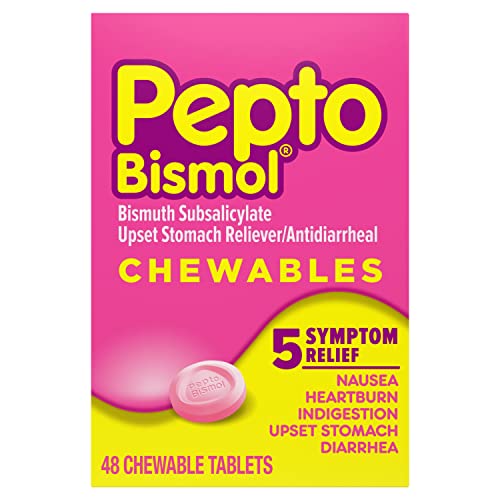 Pepto-Bismol Original 5-Symptom Tablets 48-Count