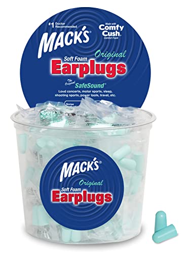 Mack's Original Soft Foam Earplugs (100 pairs)