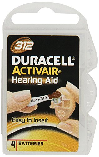 Duracell Size 312 Hearing Aid Batteries (40 count)