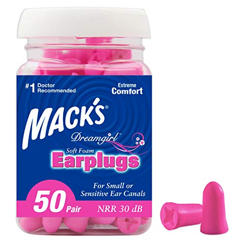 Mack's Dreamgirl Soft Foam Earplugs (50 pairs)