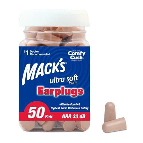 Mack's Ultra Soft Foam Earplugs 50 Pairs