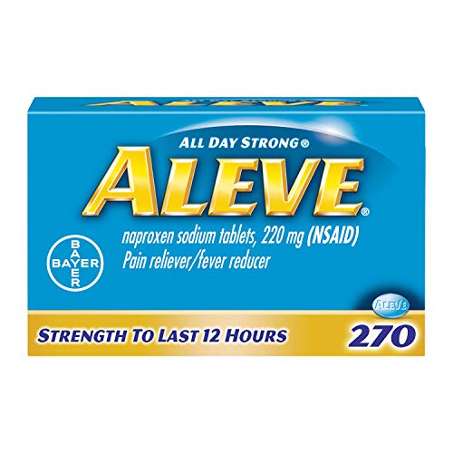 Aleve Naproxen Sodium 220mg Caplets 270-Count
