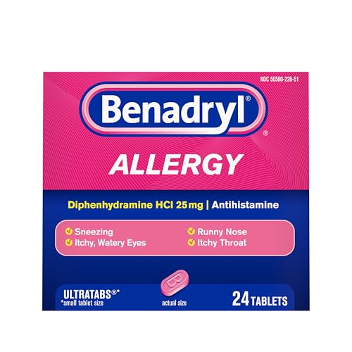 Benadryl Allergy Ultratabs 25mg (24-count)
