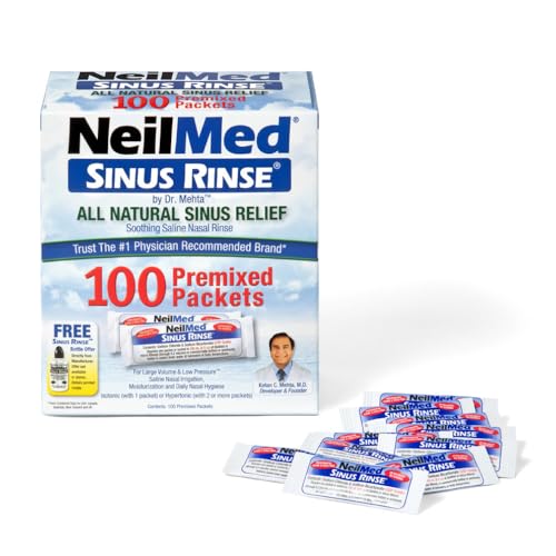 NeilMed Sinus Rinse Premixed Refill Packets (100-count)