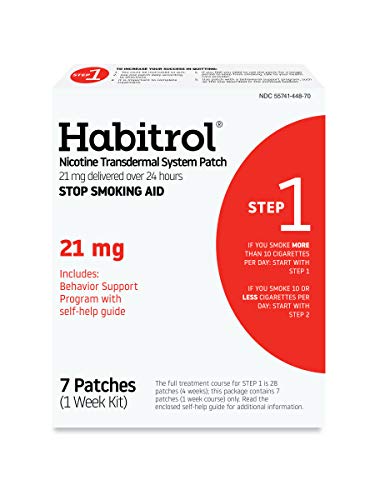 Habitrol Nicotine Patch Step 1 21mg — 7 Count Starter