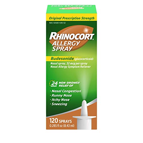 Rhinocort Allergy Nasal Spray 24HR (120 sprays)
