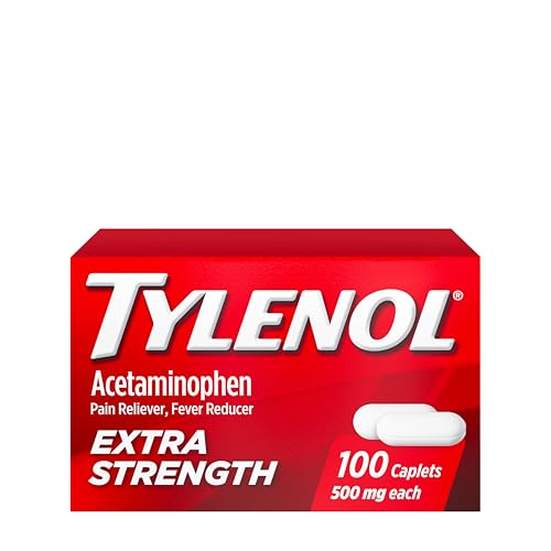 Tylenol Extra Strength 500mg Caplets 100-Count