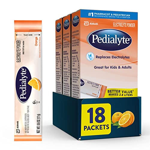 Pedialyte Electrolyte Powder Packets 18-Count