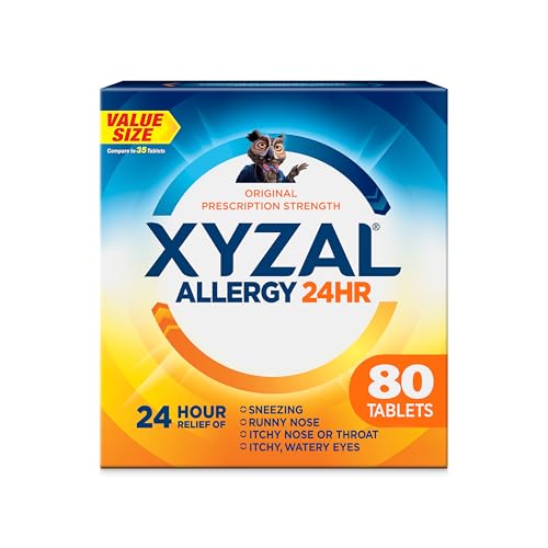 Xyzal Allergy 24HR Tablets (80-count)