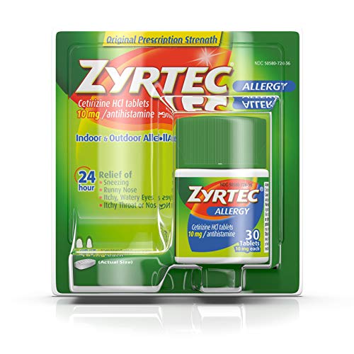 Zyrtec 24HR Allergy Relief Tablets (30-count)