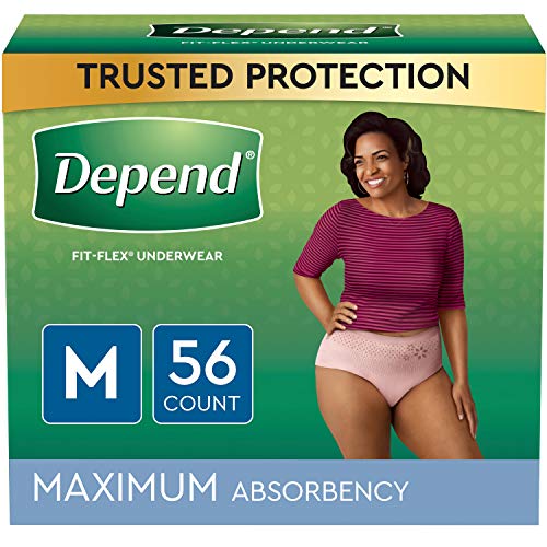 Depend FIT-FLEX Incontinence Underwear — Small/Medium