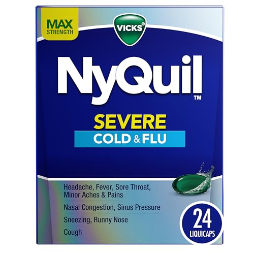 Vicks NyQuil Severe Cold & Flu Nighttime LiquiCaps
