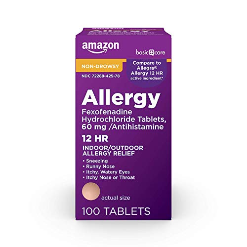 Amazon Basic Care Fexofenadine HCl 180mg (90-count)
