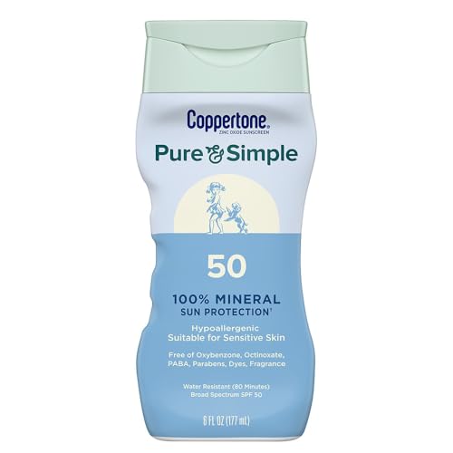 Coppertone Sensitive Skin SPF 50 Mineral Sunscreen