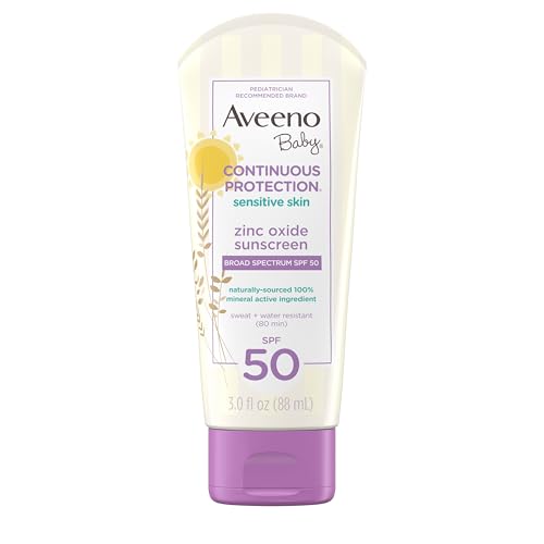 Aveeno Baby Continuous Protection Mineral Sunscreen Face SPF 50