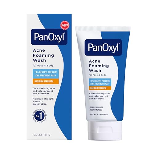 PanOxyl 10% Benzoyl Peroxide Maximum Strength Acne Foaming Wash