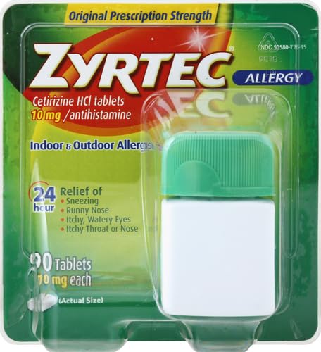 Zyrtec 24HR Allergy Relief Tablets (90-count)